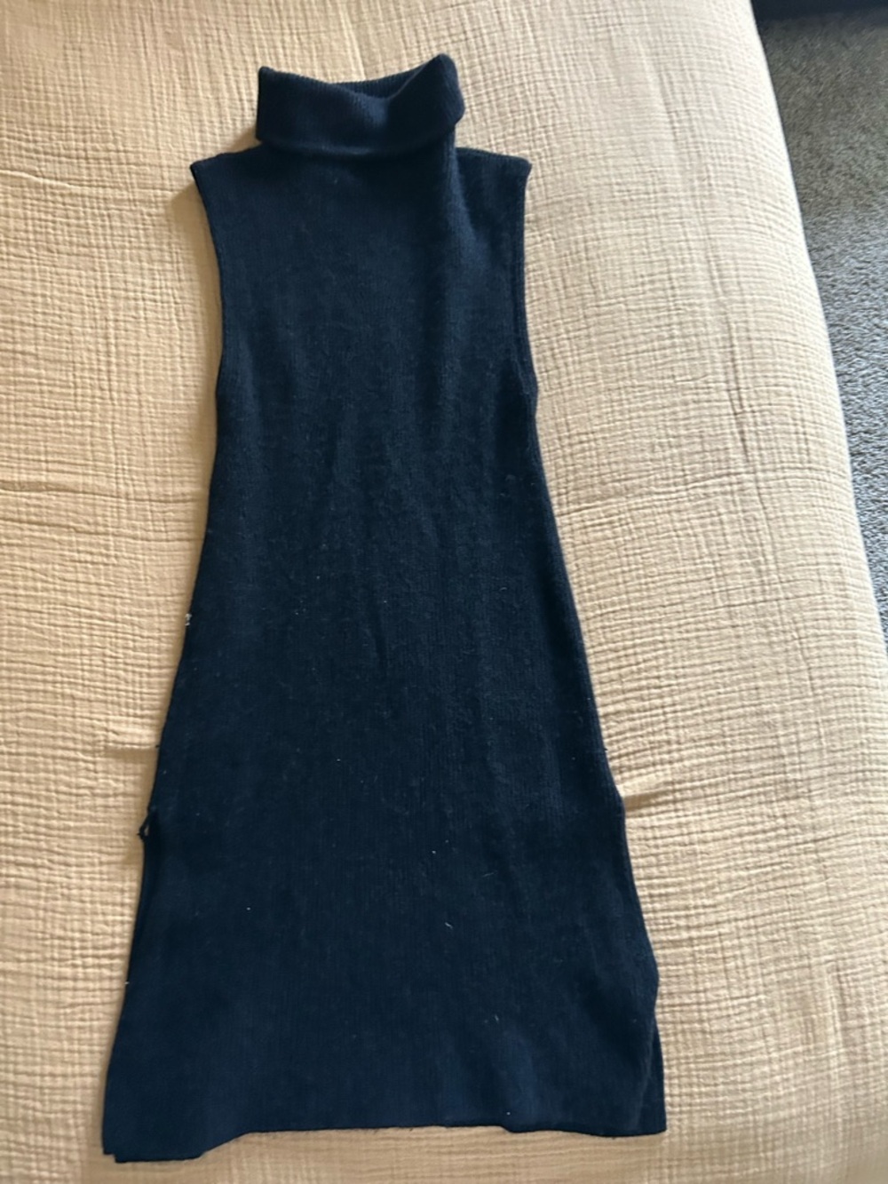 Alice + Olivia Sleeveless Turtleneck Midi Dress - Black